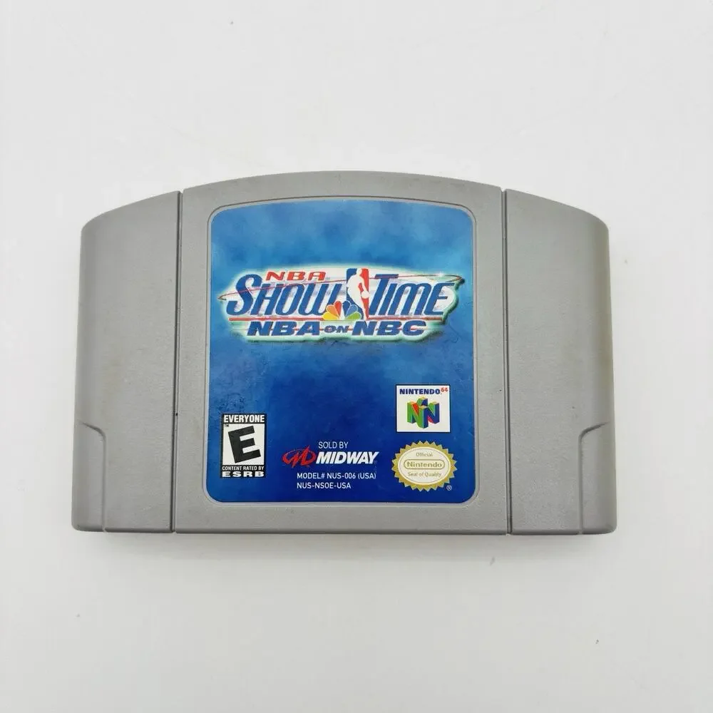 NBA Showtime: NBA On NBC N64 1999 Nintendo 64 Tested Working Cartridge Only Auth